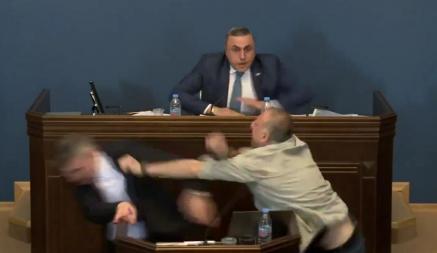 Инициатором драки в здании парламента стал глава оппозиционной